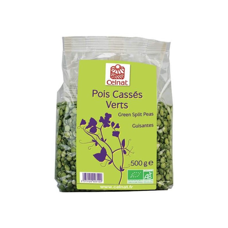 Pois Casses Verts 500Gr Celnat