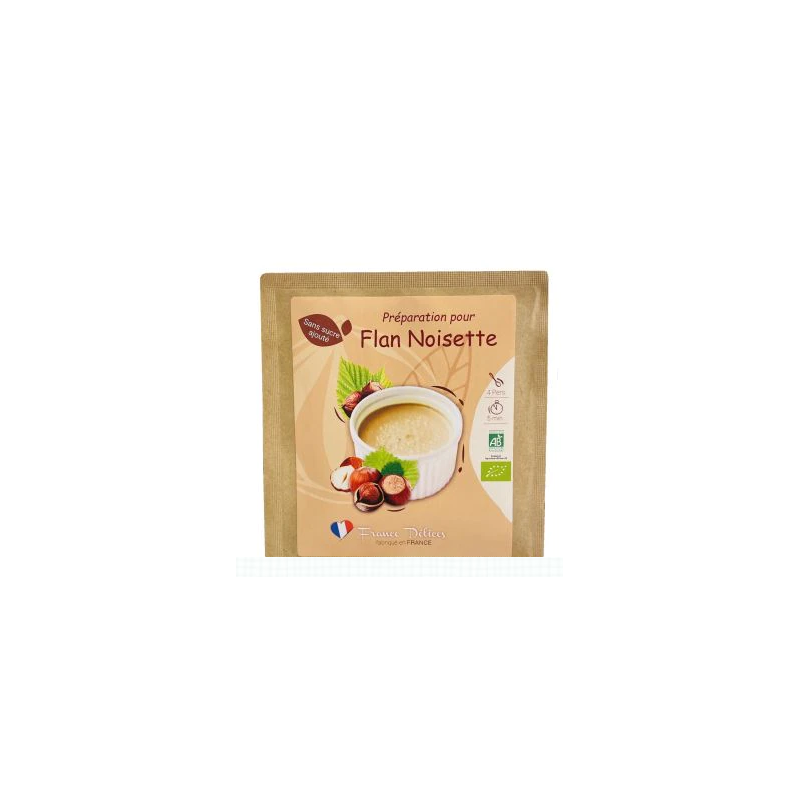Flan Aux Noisettes Sans Sucre 12G FRANCE DELICE