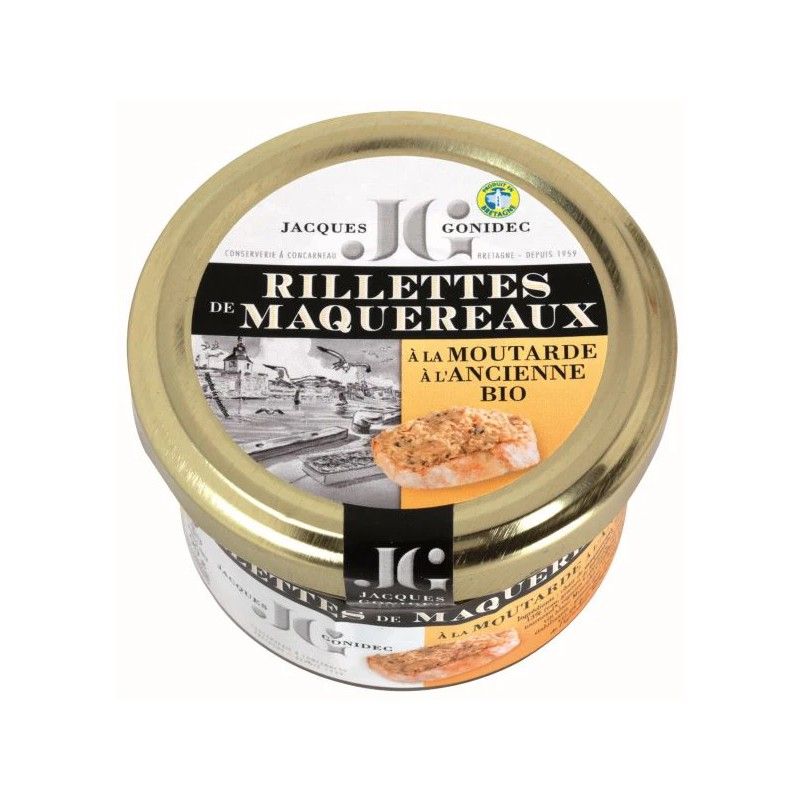 Rillettes Maquereaux Moutarde Ancienne 90G