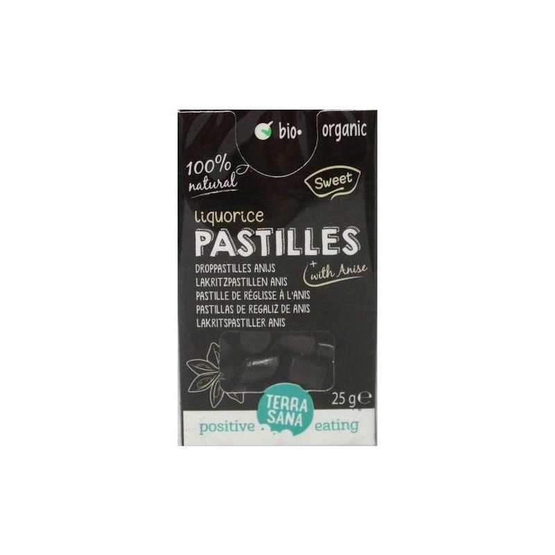 Reglisse Pastilles Anis 25G TERRA SANA