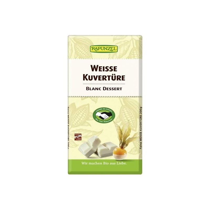 Chocolat Blanc Dessert 200G Rapunzel