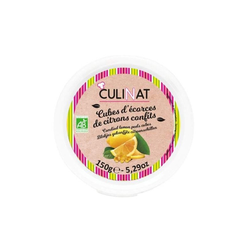 Ecorce Citron Confit 150G CULINAT