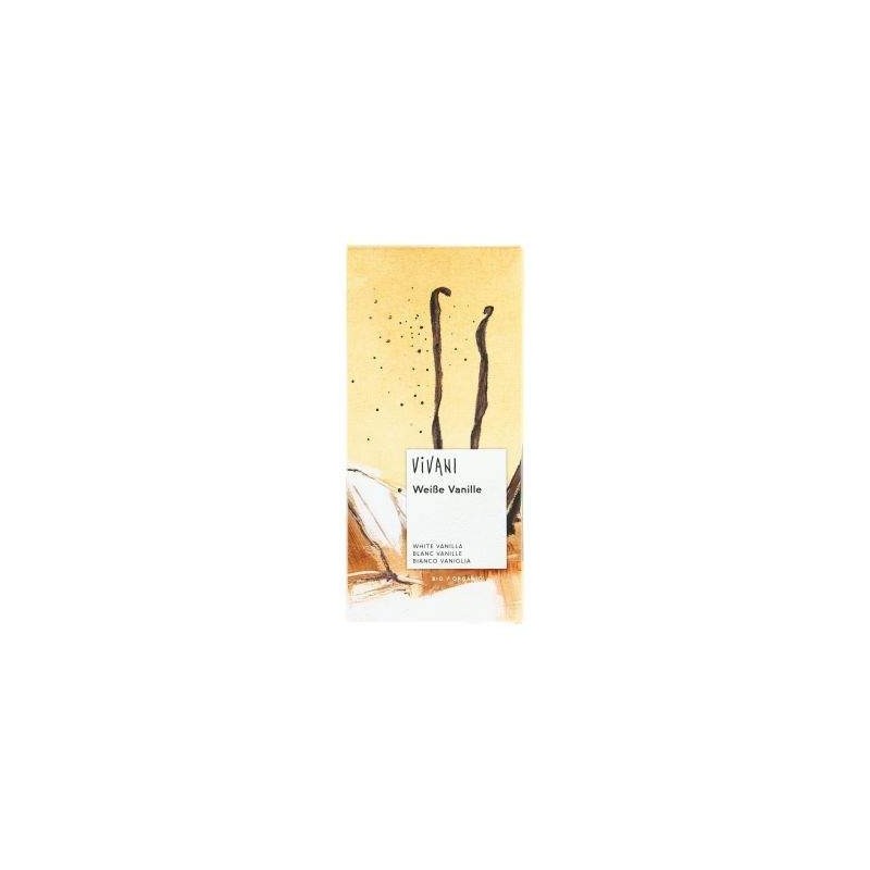 Chocolat Blanc A La Vanille 80G Vivani