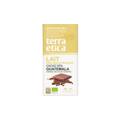 Tablette Chocolat Lait 53% De Cacao 100G terra etica