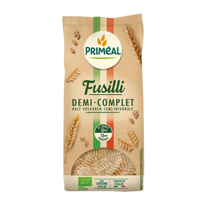 Fusilli Demi Complet 1Kg Cc Priméal