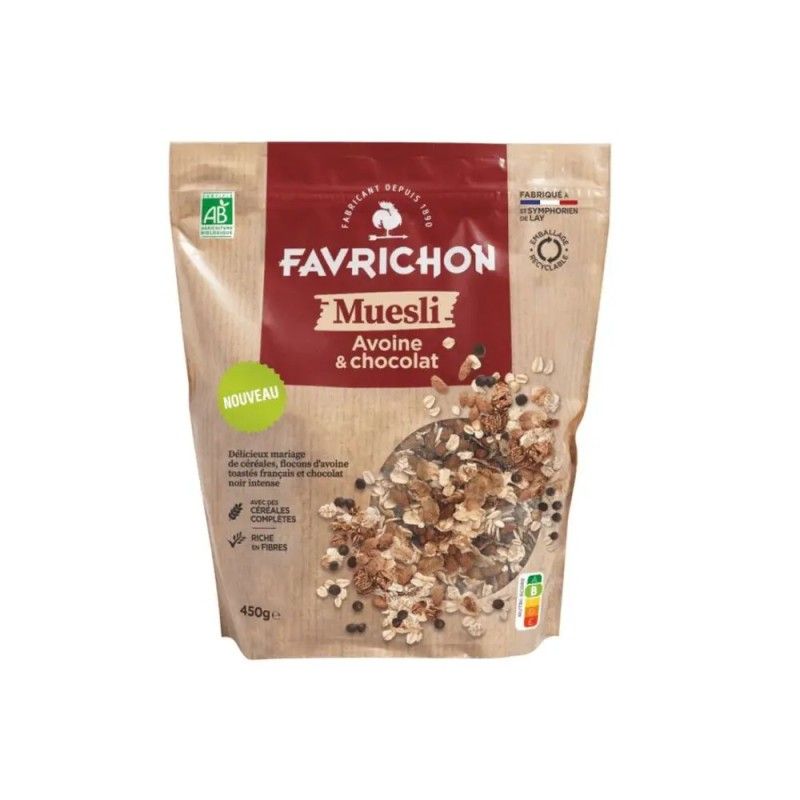 Muesli Avoine Chocolat 450Gr