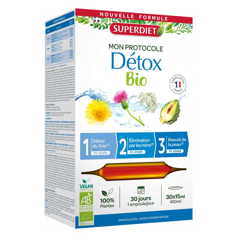 Protocole Detox Bio 30X15Ml