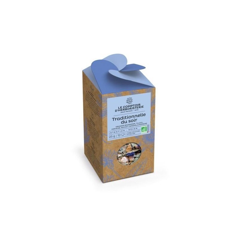 Tisane Traditionnelle Du Soir Bio 25G Le Comptoir d'Herboristerie
