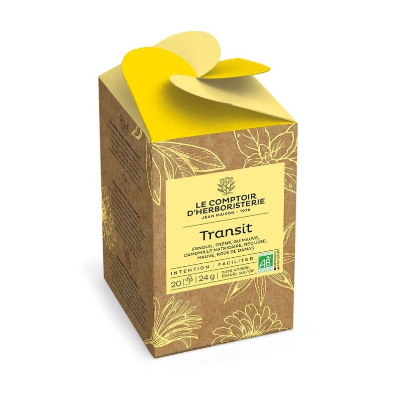 Tisane Infusette Transit Bio (X20) -Nouveau Le Comptoir d'Herborist...