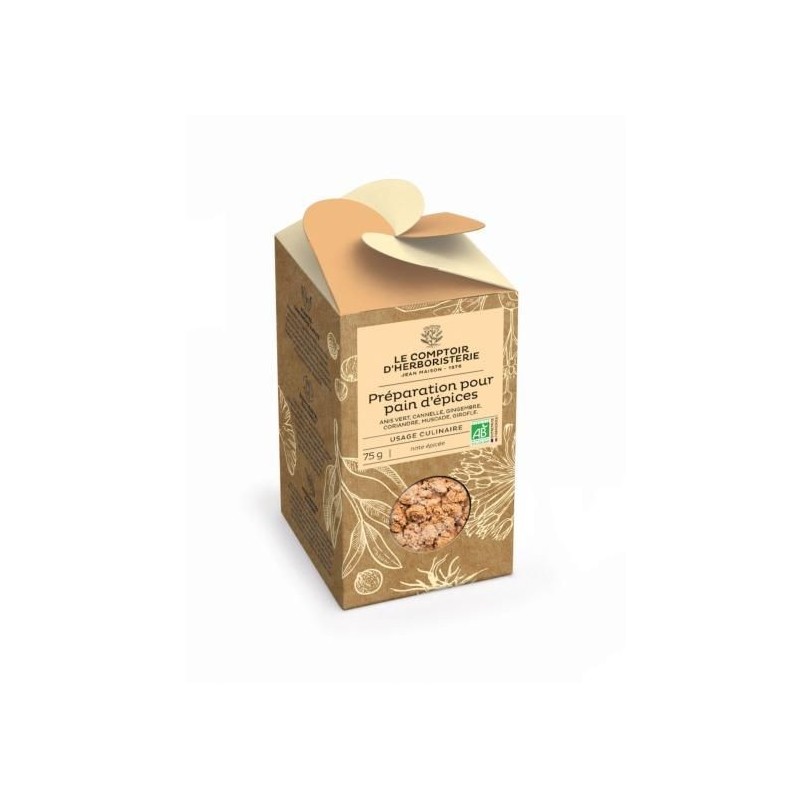 Preparation Pour Pain D'Epices Bio 75G Le Comptoir d'Herboristerie