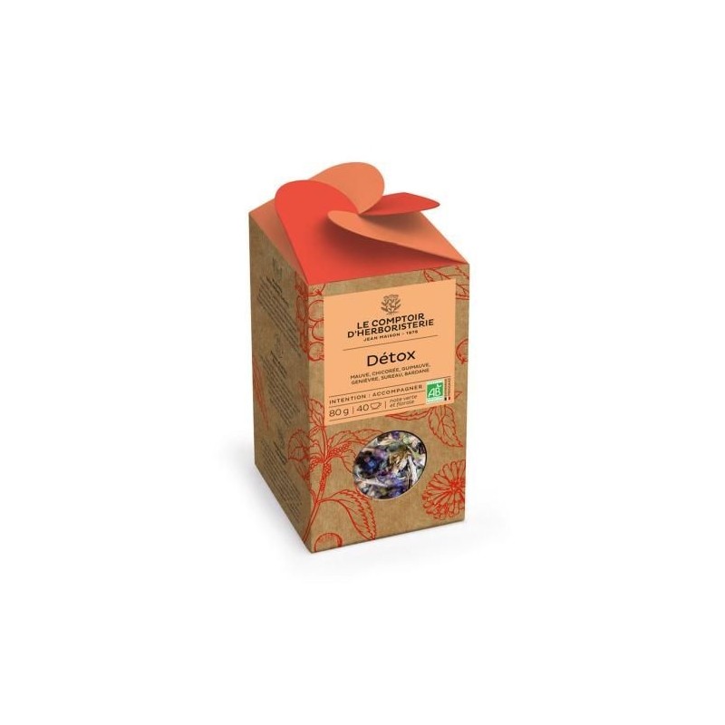 Tisane Detox Bio 80G Le Comptoir d'Herboristerie
