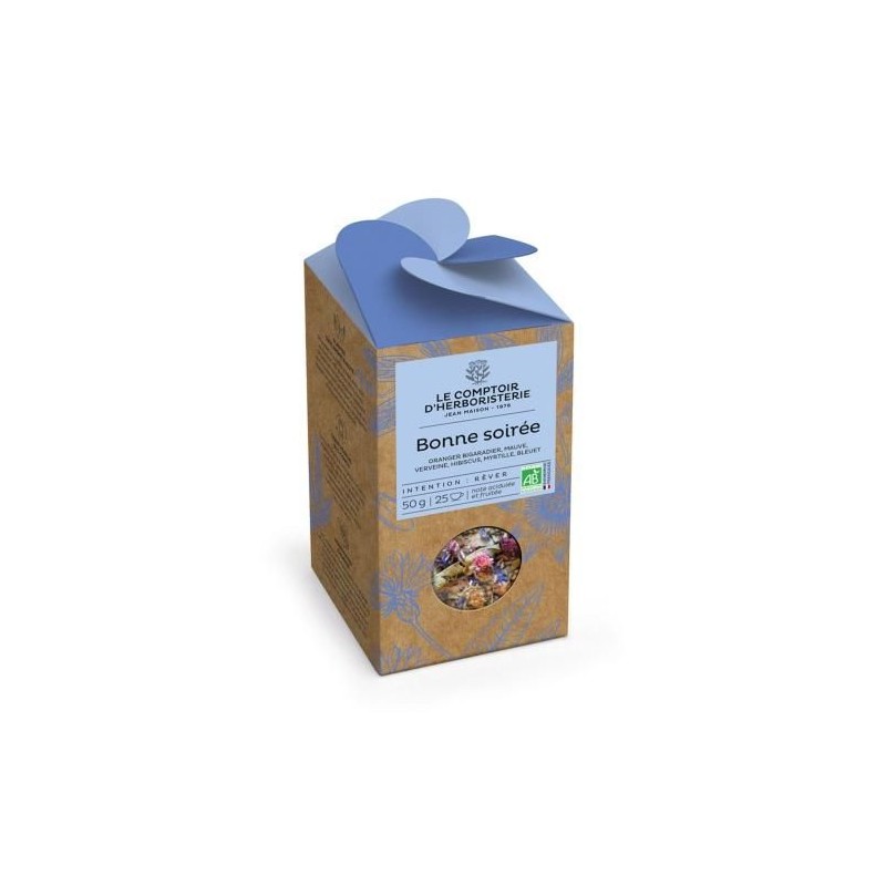 Tisane Bonne Soiree Bio 50G Le Comptoir d'Herboristerie