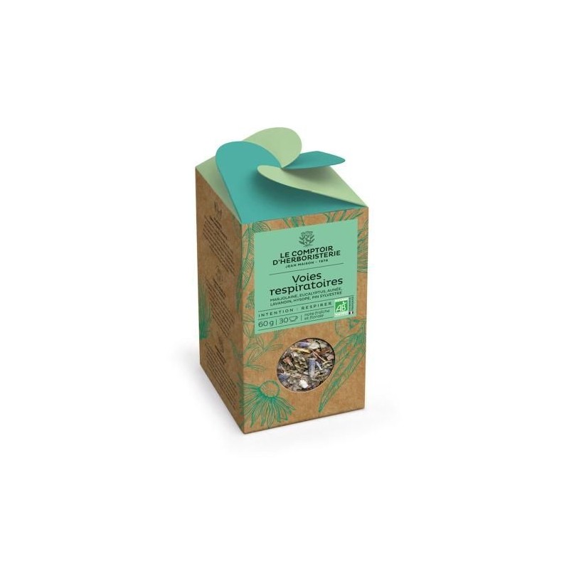 Tisane Voies Respiratoires Bio 60G Le Comptoir d'Herboristerie