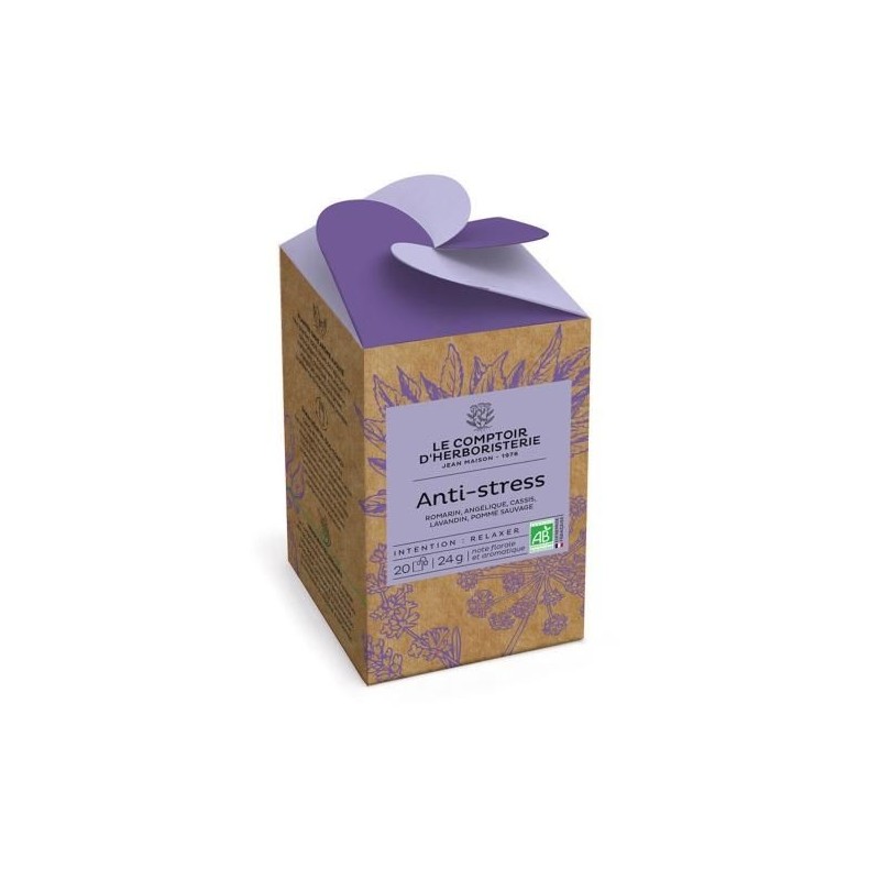 Tisane Infusette Anti-Stress Bio (X20) Le Comptoir d'Herboristerie