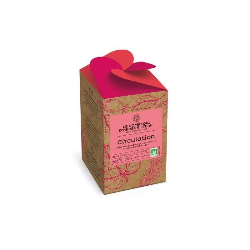 Tisane Infusette Circulation Bio (X20) Le Comptoir d'Herboristerie