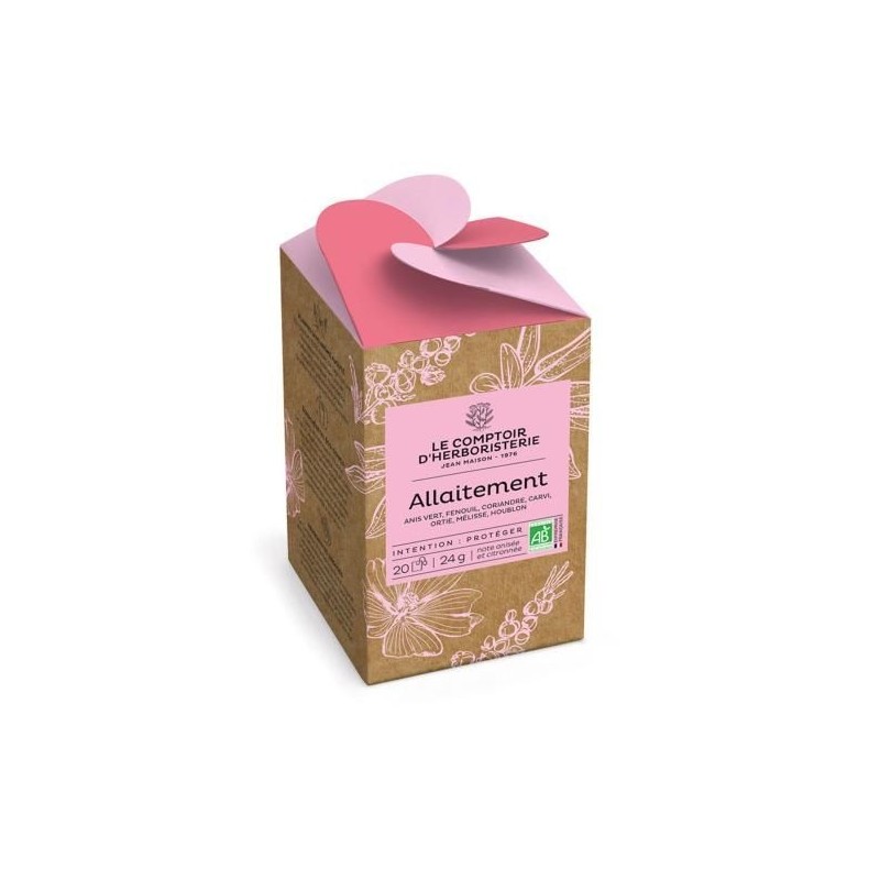 Tisane Infusette Allaitement Bio (X20) Le Comptoir d'Herboristerie