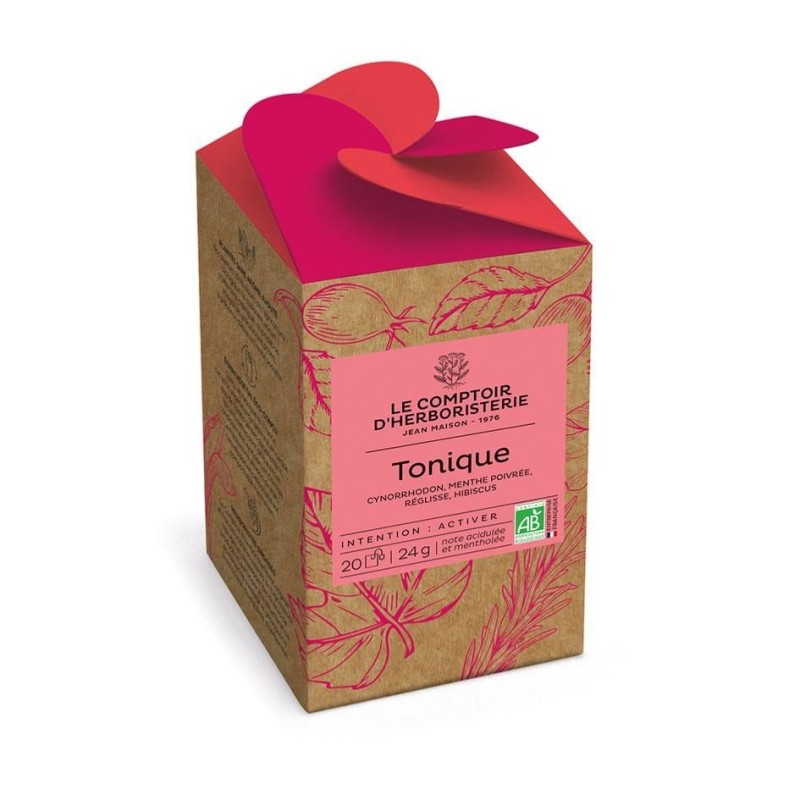 Tisane Infusette Tonique Bio (X20) Le Comptoir d'Herboristerie