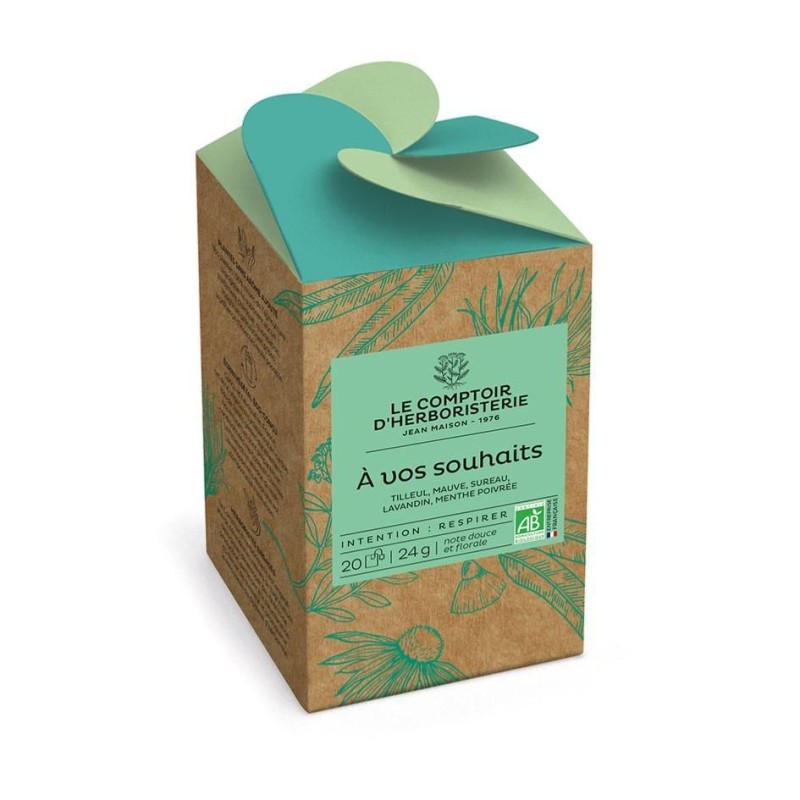 Tisane Infusette A Vos Souhaits Bio (X20) - Rhume Le Comptoir d'Her...