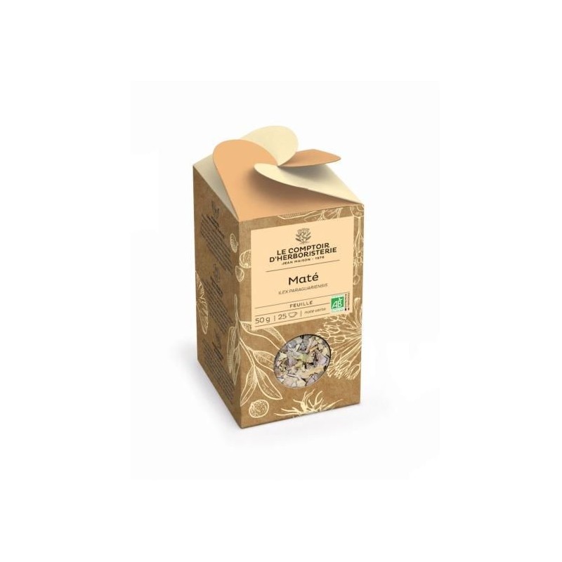 Mate Bio Feuille 50G Le Comptoir d'Herboristerie