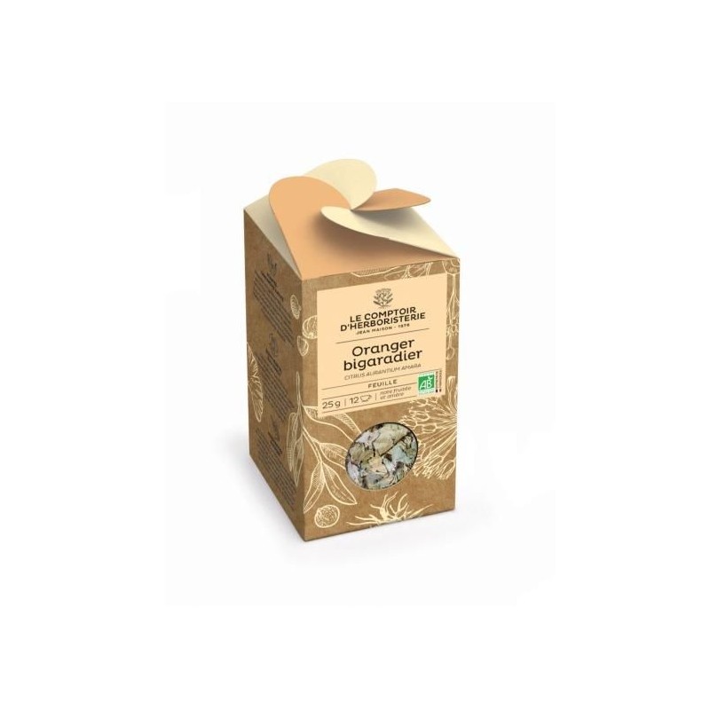 Oranger Bigaradier Bio Feuille 25G Le Comptoir d'Herboristerie