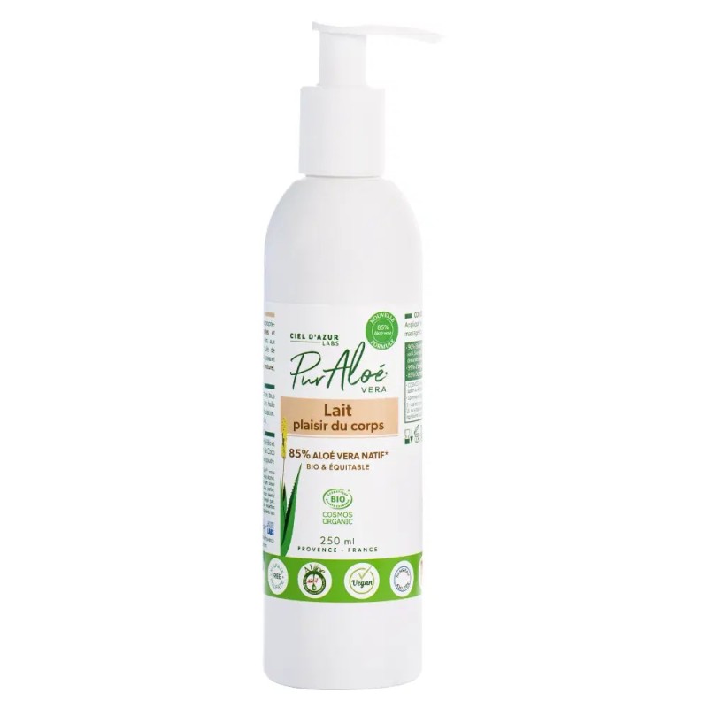 Lait Plaisir De Corps Hydratant Aloe Vera 85% (250Ml) PURALOE