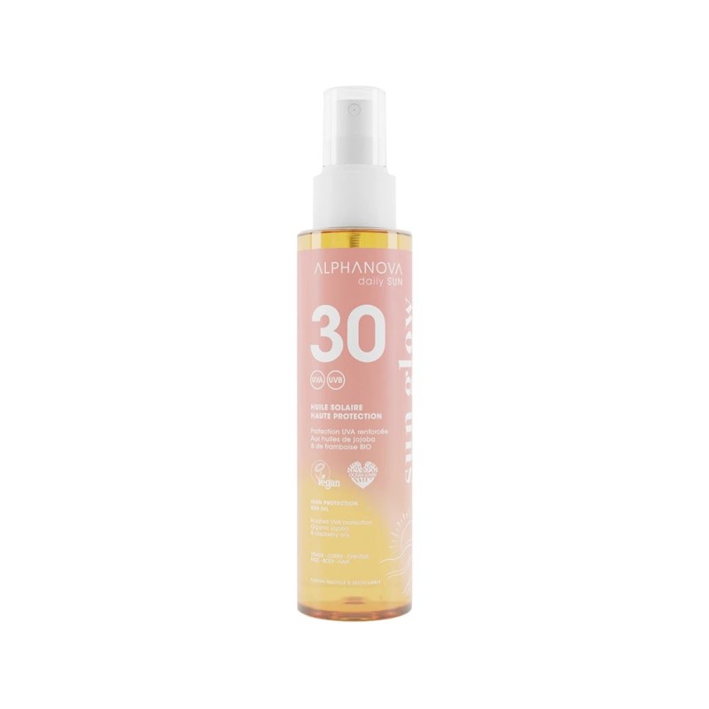 Huile Solaire Haute Protection 30 Alphanova Daily Sun (125Ml) Alpha...