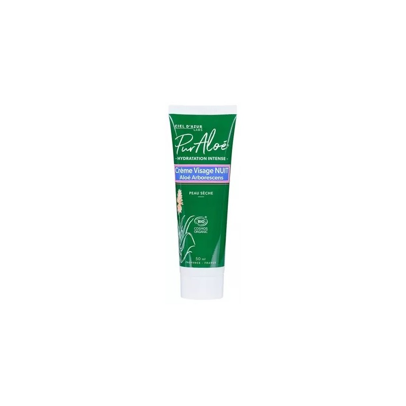 Creme Visage Nuit Aloe Arborescens (50Ml) PURALOE
