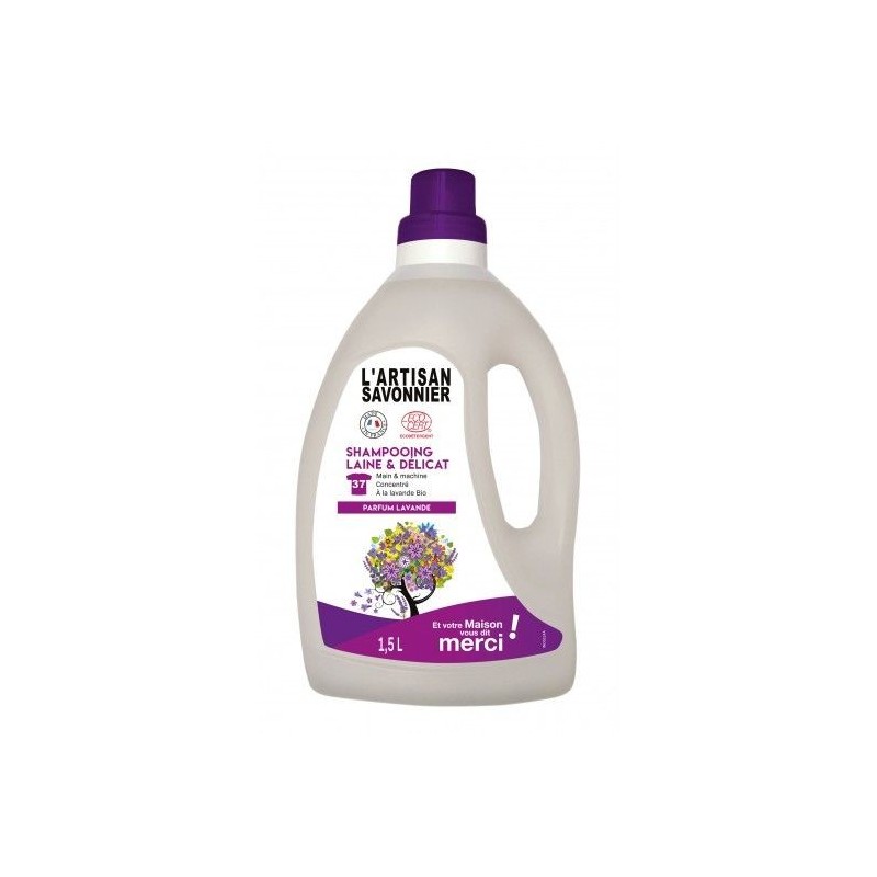 Shampooing Laine & Délicat 1,5L L'artisant savonnier