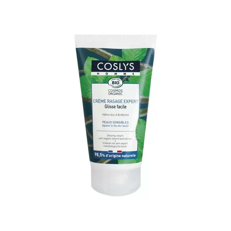 Creme Rasage Expert Glisse Facile 125Ml Coslys