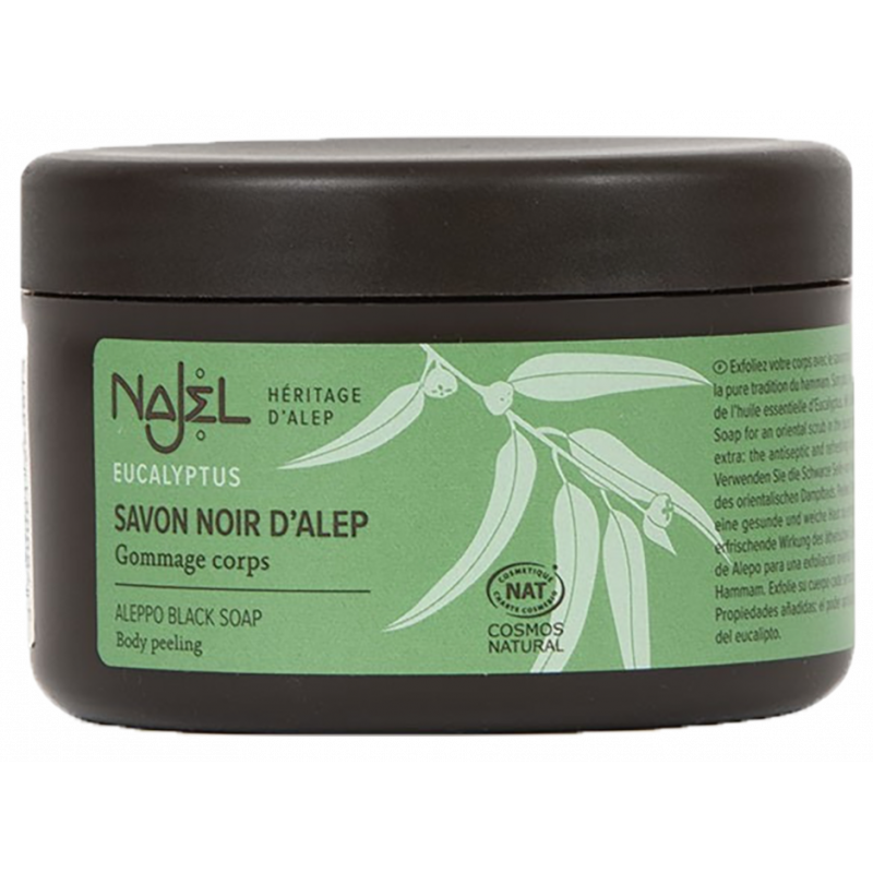 Savon Noir D'Alep Eucalyptus Gommage Corps (200Ml) NAJEL