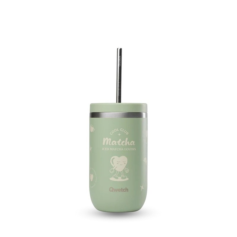 Cold Cup Inox Iso Vert Tilleul 470Ml QWETCH