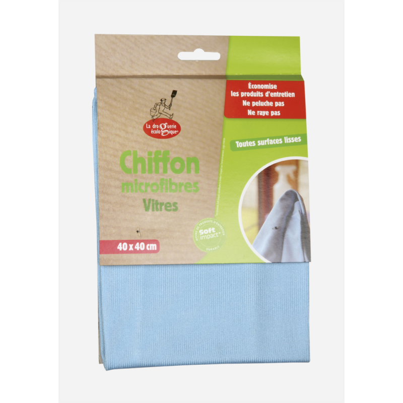 Chiffon Microfibres Vitre La droguerie écologique