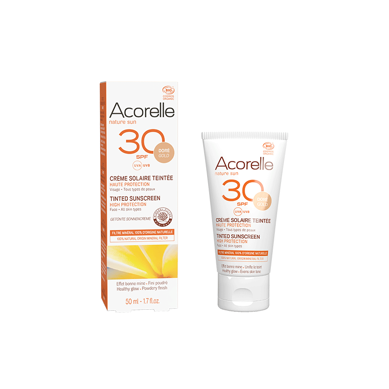Creme Solaire Teintee Doree Spf30 50Ml Acorelle