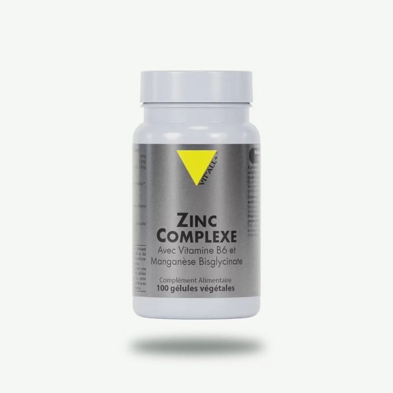 Zinc Complexe (Zinc, Vitamine B6, Manganèse) VITALL +