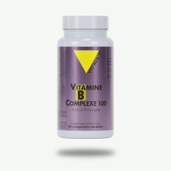 Vitamines B Complexe 100 Action Prolongée 60 Comprimés VITALL +