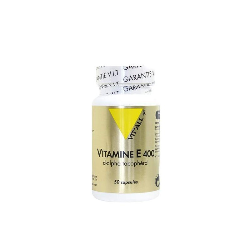 Vitamine E 400Ui 50Caps Usage Externe VITALL +