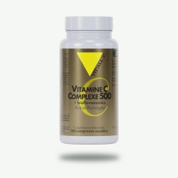 Vitamine C 500 Action Prolongée + Bioflavonoïdes 100 Cps VITALL +