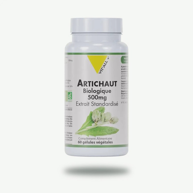 Artichaut Bio* 500Mg Extrait Standardisé VITALL +