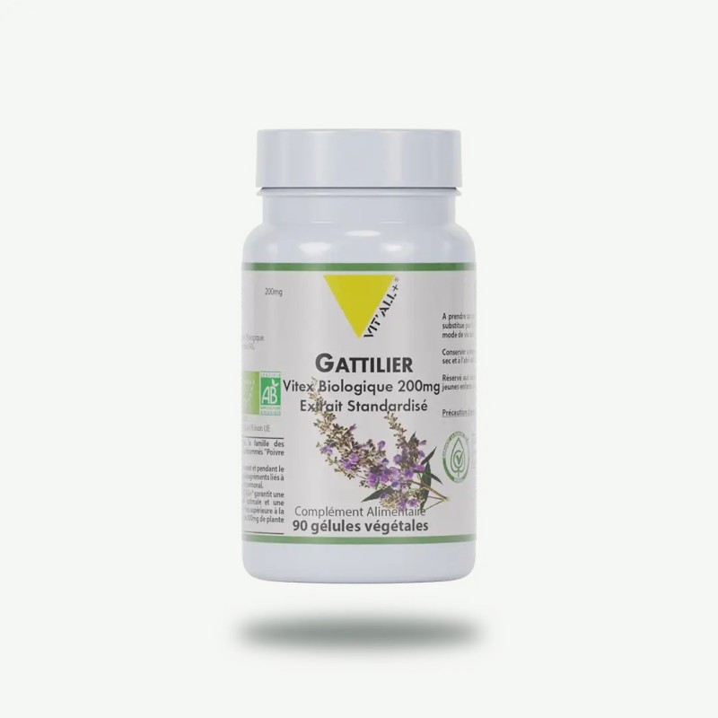 Gattilier Bio* 200Mg Extrait Standardisé De Vitex VITALL +