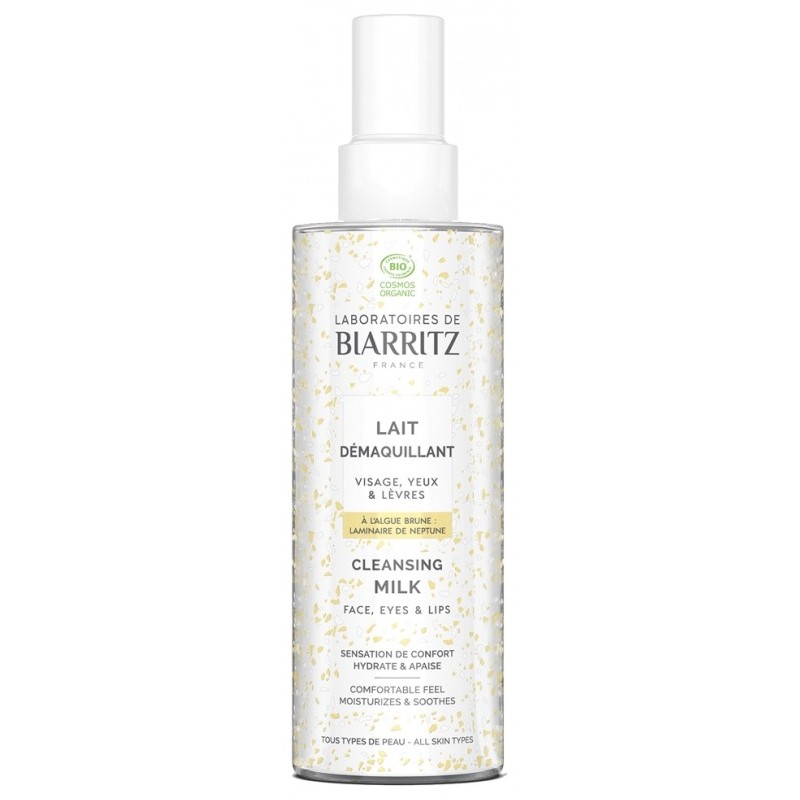 LAIT DEMAQUILLANT 200ML LABORATOIRES DE BIARRITZ  dans votre magasin bio en ligne Etiketbio.eu