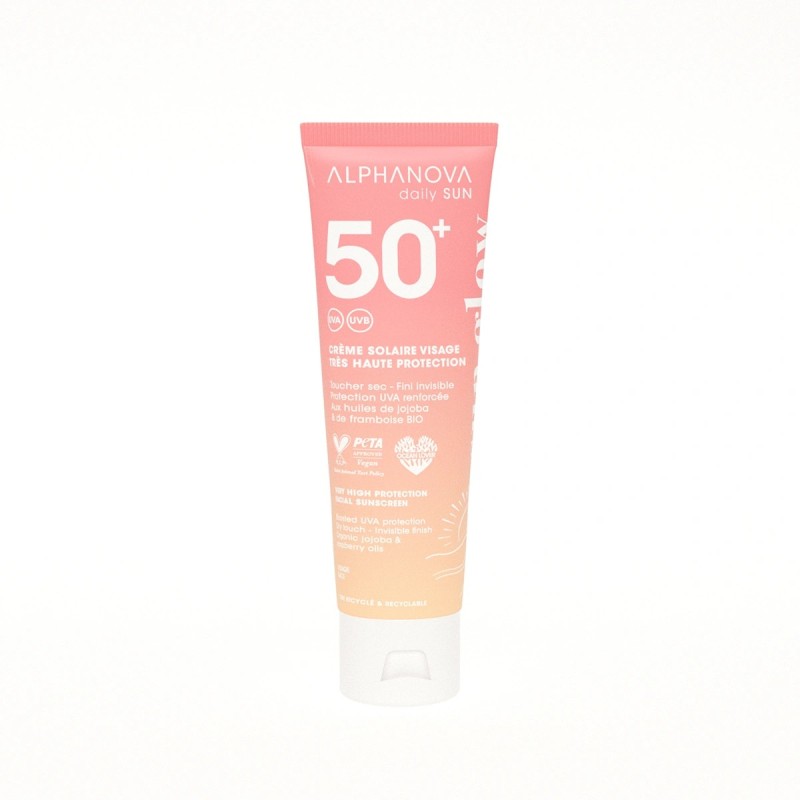 CREME VISAGE TRES HAUTE PROTECTION 50+ 50ML Alphanova  dans votre magasin bio en ligne Etiketbio.eu