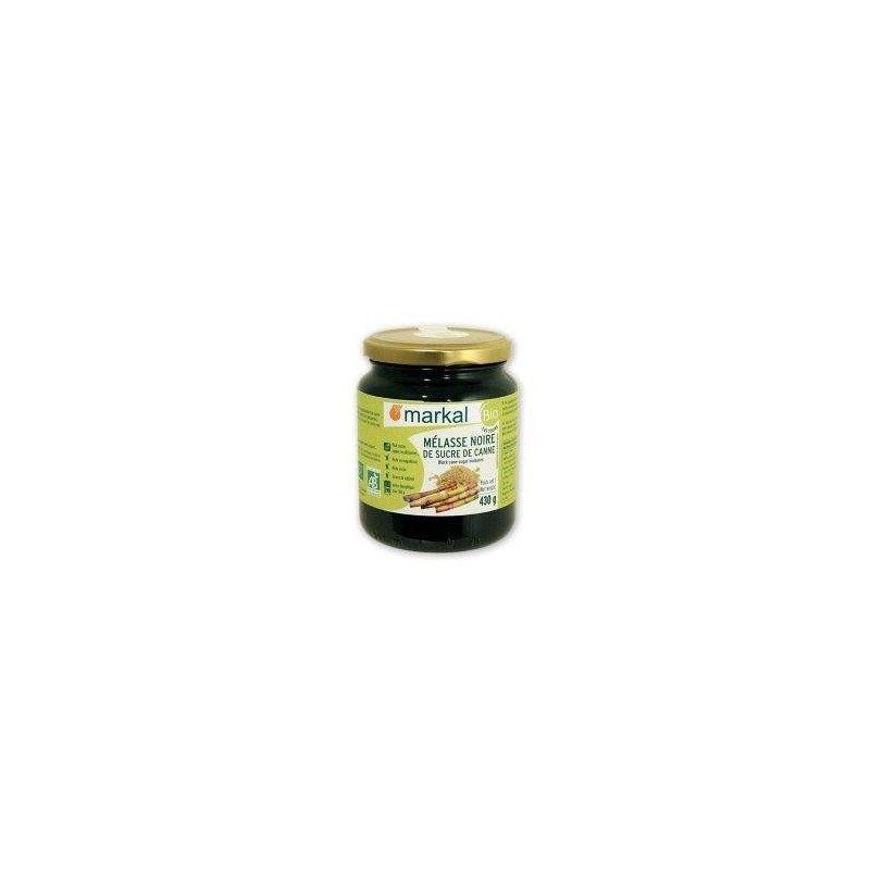 MELASSE NOIRE DE SUCRE DE CANNE 430G MARKAL  dans votre magasin bio en ligne Etiketbio.eu